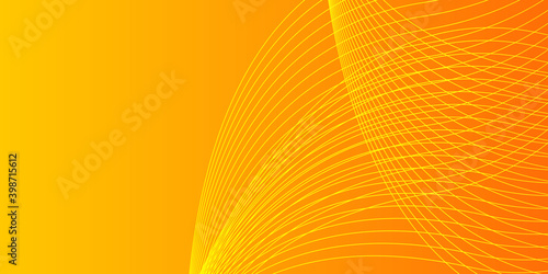 Shiny sun lights, abstract summer line background and banner design.