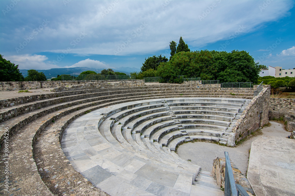 Roman Odeon of Kos Town in Kos Island