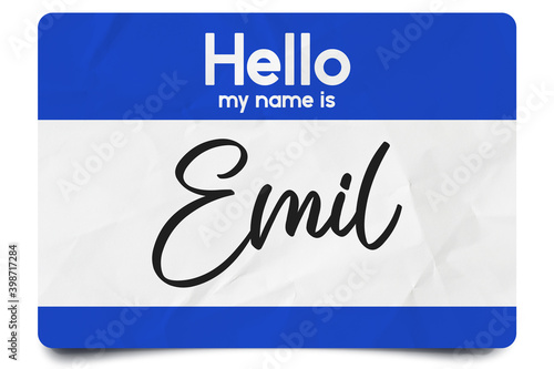 Hello my name is Emil