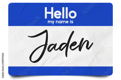 Hello my name is Jaden photo