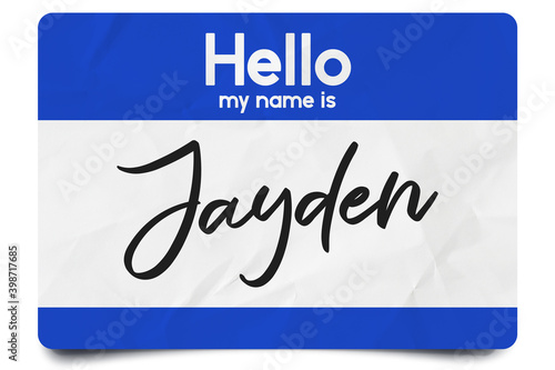 Hello my name is Jayden photo
