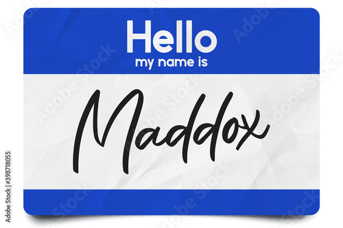 Hello my name is Maddox photo