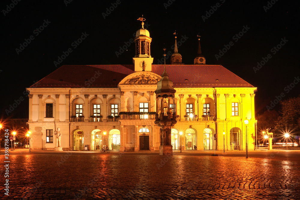 Rathaus in Magdeburg an der Elble, die Landeshaupstadt von Sachsen Anhalt, Deutschland