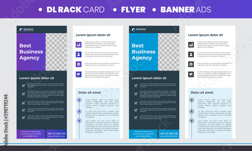 CORPORATE DESIGN DL RACK CARD TEMPLATE