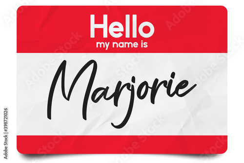 Hello my name is Marjorie photo