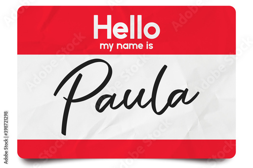 Hello my name is Paula