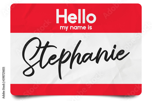 Hello my name is Stephanie photo