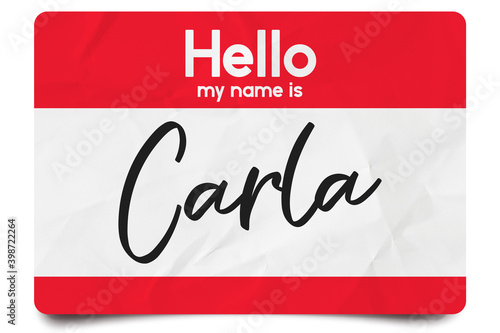Hello my name is Carla