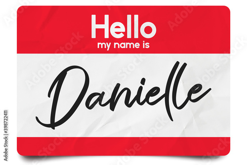 Hello my name is Danielle photo