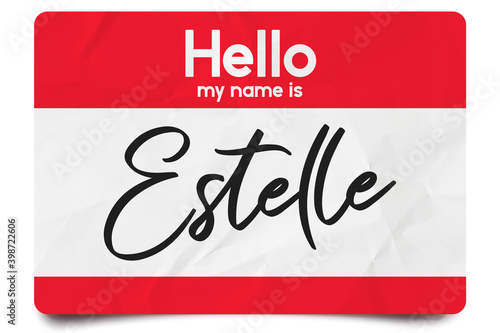 Hello my name is Estelle photo