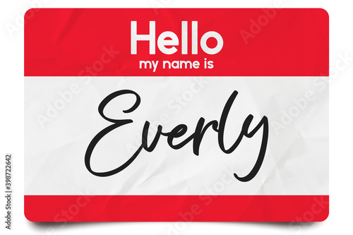 Hello my name is Everly photo