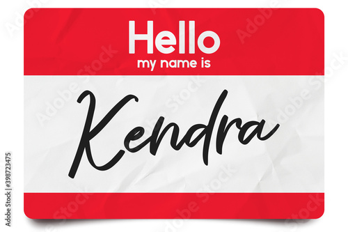 Hello my name is Kendra photo