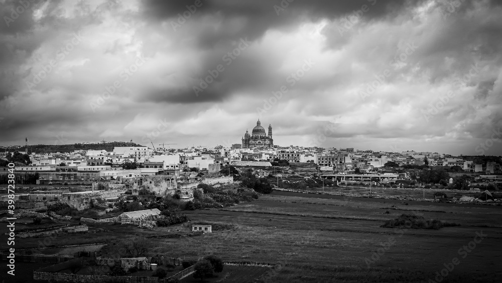Fototapeta premium The Island of Gozo - Malta from above - aerial photography