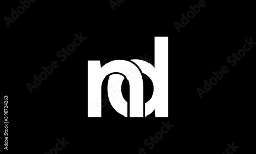 nd letter logo