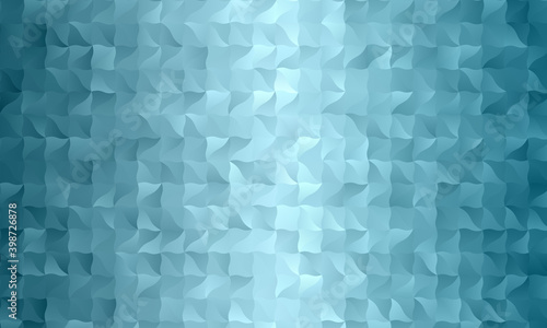 Beautiful aqua polygonal background, digitally created