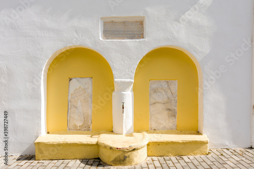 Fototapeta Naklejka Na Ścianę i Meble -  Kos Town street view in Kos Island. Kos is populer tourist destination in Greece.