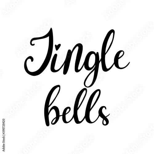 Hand Drawn Ink Lettering. Vector illustration, isolated on white