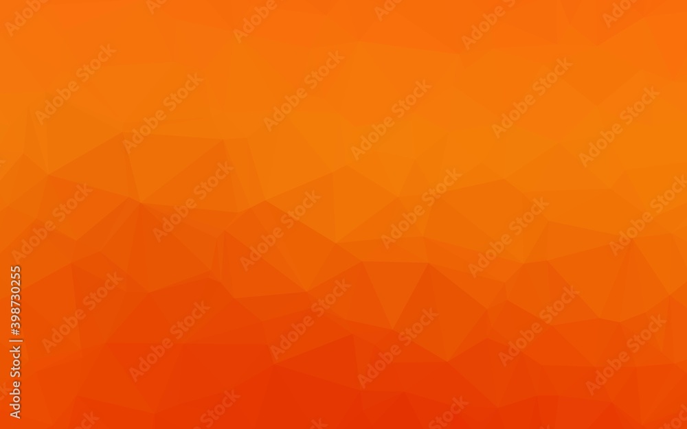 Light Orange vector blurry triangle template. An elegant bright illustration with gradient. Elegant pattern for a brand book. Light Orange vector blurry triangle template. An elegant bright illustration with gradient. Elegant pattern for a brand book.