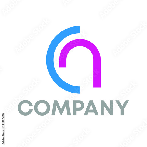 letter CN logo