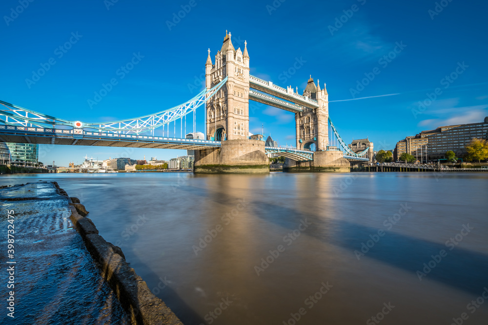 Fototapeta premium Tower Bridge famous landmark of London. England