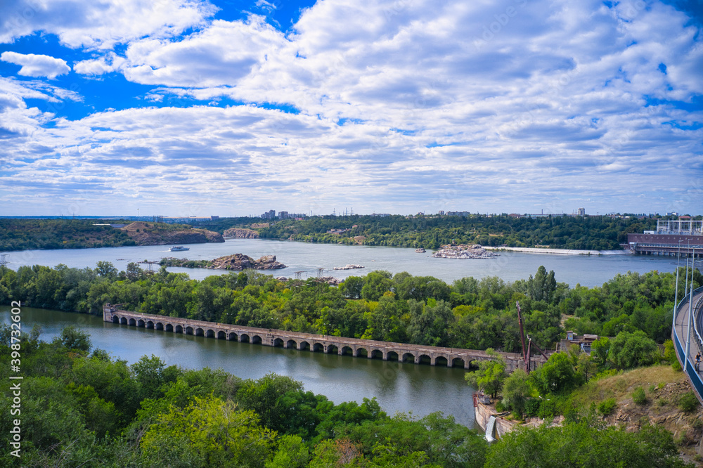 Beautiful nature near the river