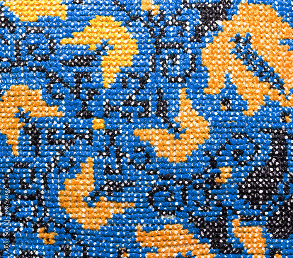 background texture of the fabric, handmade background texture of the fabric, handmade
