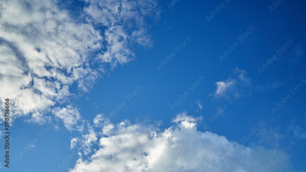 Obraz premium Cloudscape and Clear Sky in October in Laos.