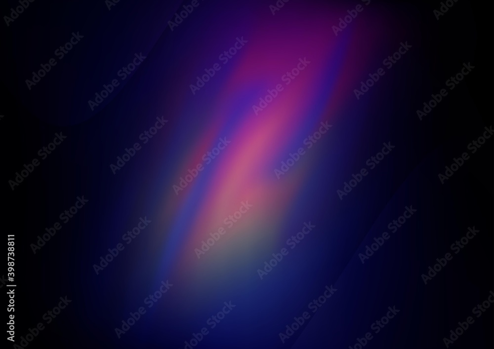 Dark Pink, Blue vector glossy bokeh pattern. Shining colorful illustration in a Brand new style. Brand new design for your business.