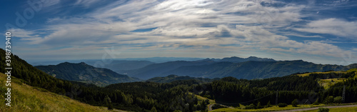 Fototapeta Naklejka Na Ścianę i Meble -  Northern Apennines of Modena - An overview from Monte Cimone