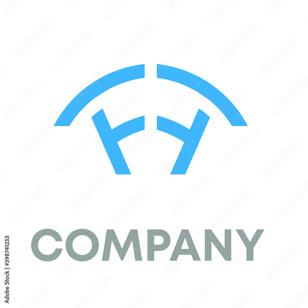 Fototapeta premium F logo 