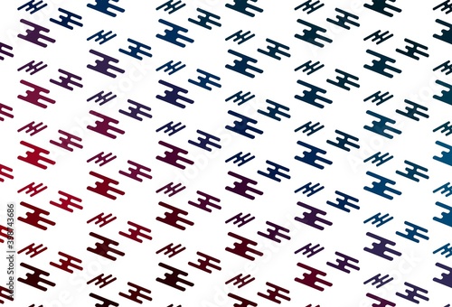 Light Blue  Red vector pattern with narrow lines.