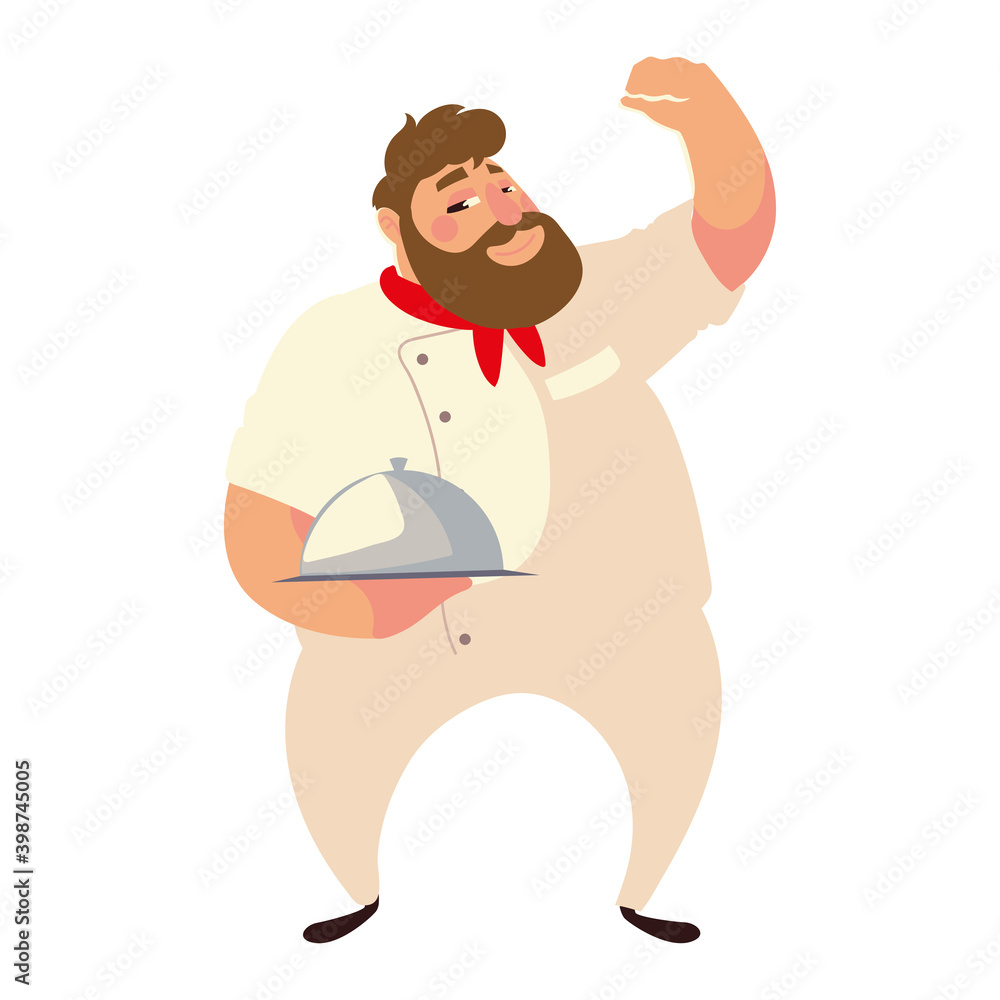 funny chef character worker occupation restaurant funny chef character worker occupation restaurant