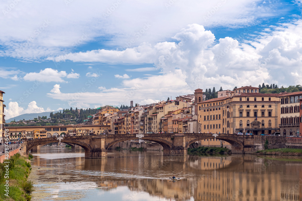 Italy. Florence view from the promenade. 