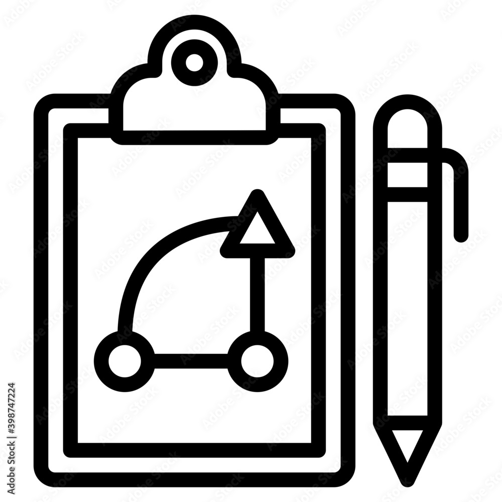 Creative process file in icon design Creative process file in icon design