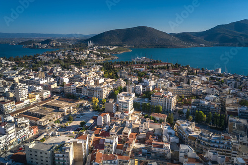 Chalkida aerial panoramic view, Evia island, Greece © Mariana Ianovska