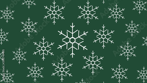 Wallpaper Mural Pattern of minimal snowflakes. Winter wallpaper. Torontodigital.ca