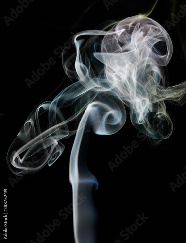 Silk shape smoke swirl