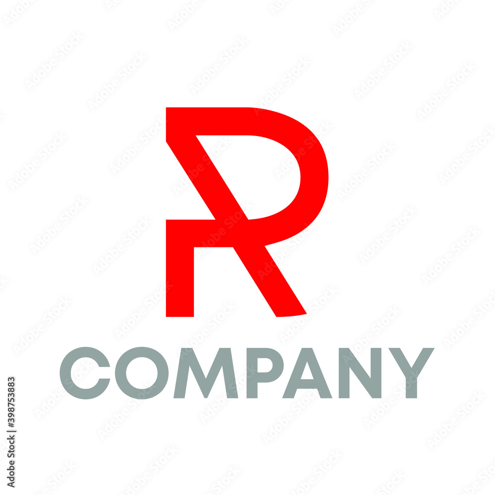 Obraz premium R logo