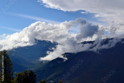 clouds over the mountain © Юлия Новикова