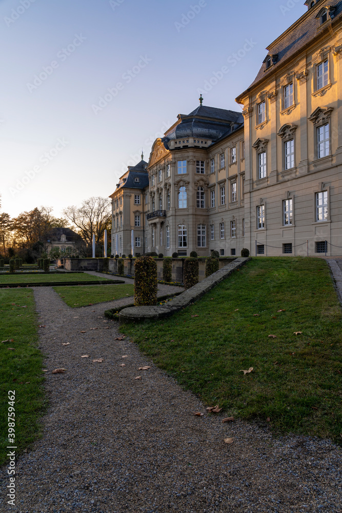 Schloss und Schlosspark Werneck, Unterfranken, Bayern, Deutschland