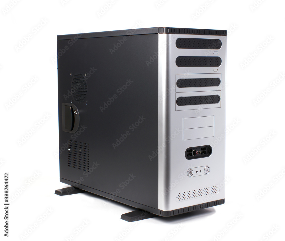 computer case 3d view computer case 3d view