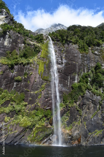 Incredible views in Milford Sounds  New Zealand 