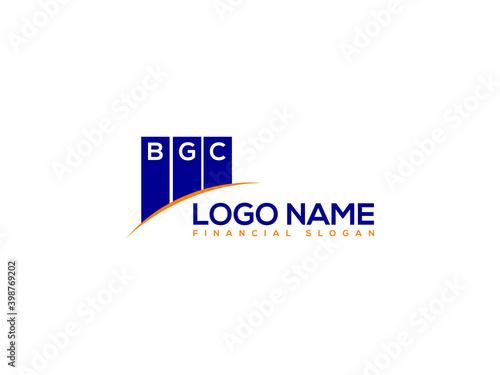 Creative BGC Letter Type Logo Image Design photo