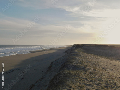 long beach on the ocean