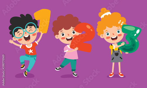 Education Concept Funny School Child