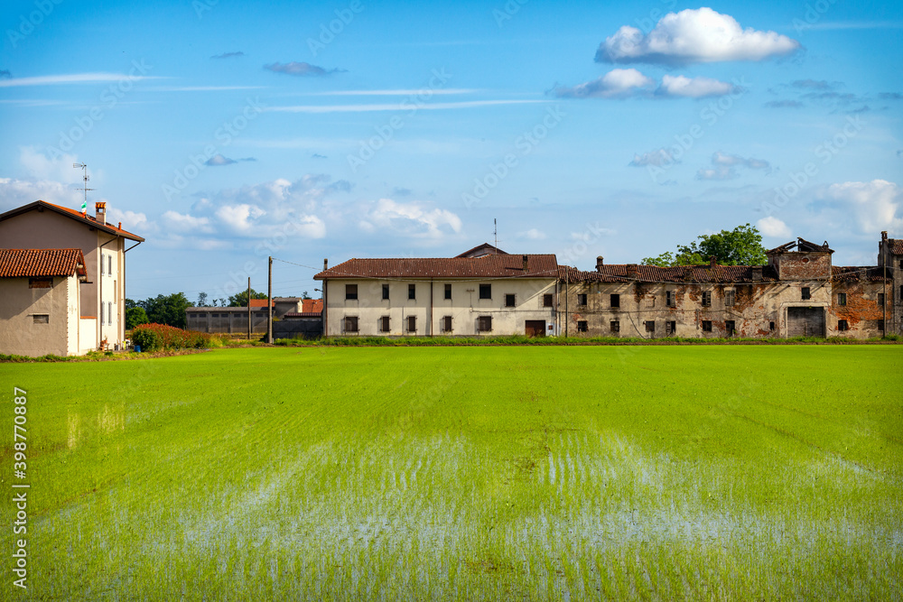 Cascina tra le risaie Novaresi