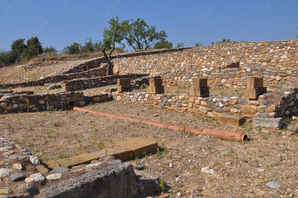 Olynthus ruins in Chalkidiki