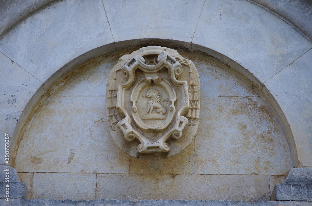 Corfinio- Abruzzo - Complex of the Cathedral of San Pelino: External ornaments and architectural details