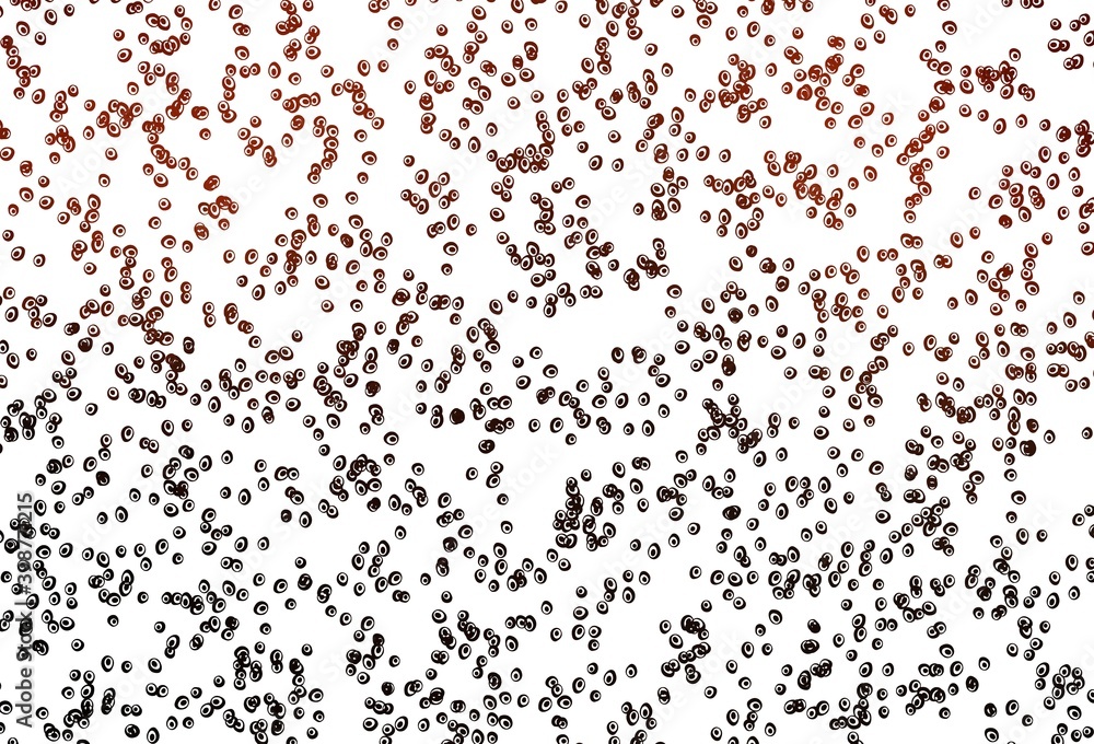Light Red vector layout with circle shapes. Light Red vector layout with circle shapes.