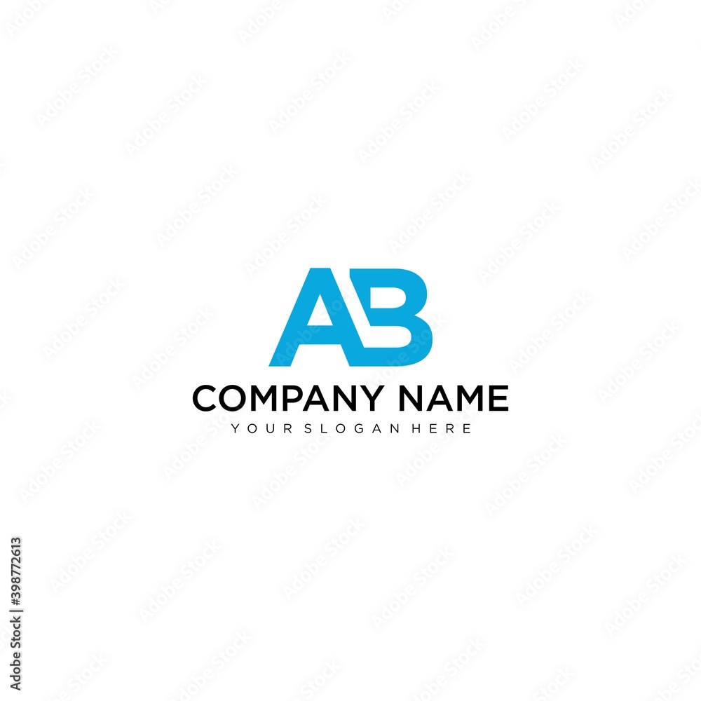 Initial AB Letter Logo Design Vector Template. Monogram and Creative Alphabet AB Letters icon Illustration. Initial AB Letter Logo Design Vector Template. Monogram and Creative Alphabet AB Letters icon Illustration.